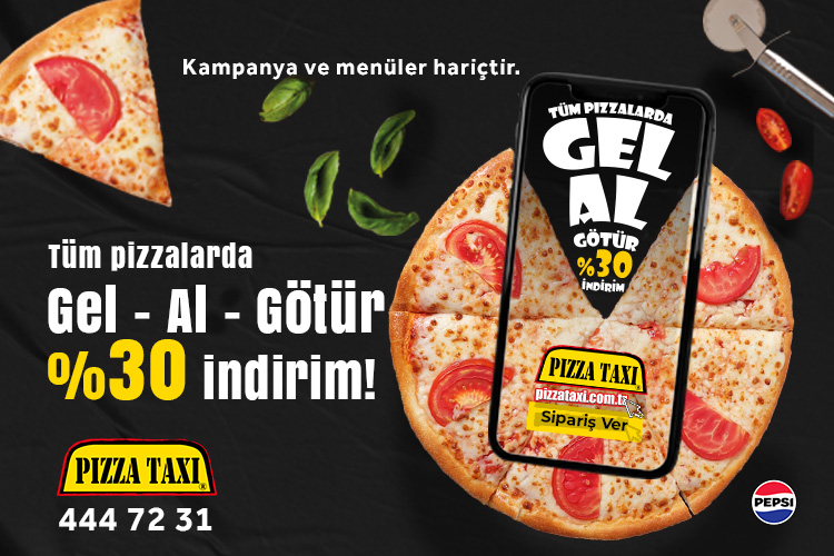 Tüm Pizzalarda %30 indirim!!!